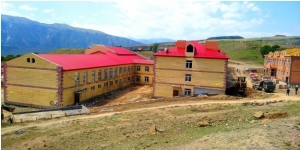 В Гумбетовском районе завершается строительство школы